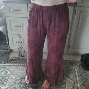 Loose yoga pants